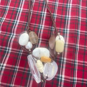 Silpada stone cluster necklace